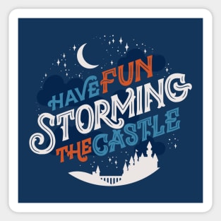 Storming the Castle Sticker